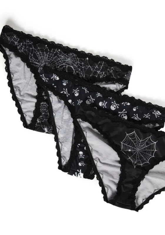 Pick Your Poison Panty Set sold by Dolls Kill