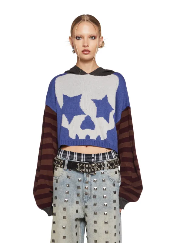 Who Invited You Cropped Hoodie sold by Dolls Kill