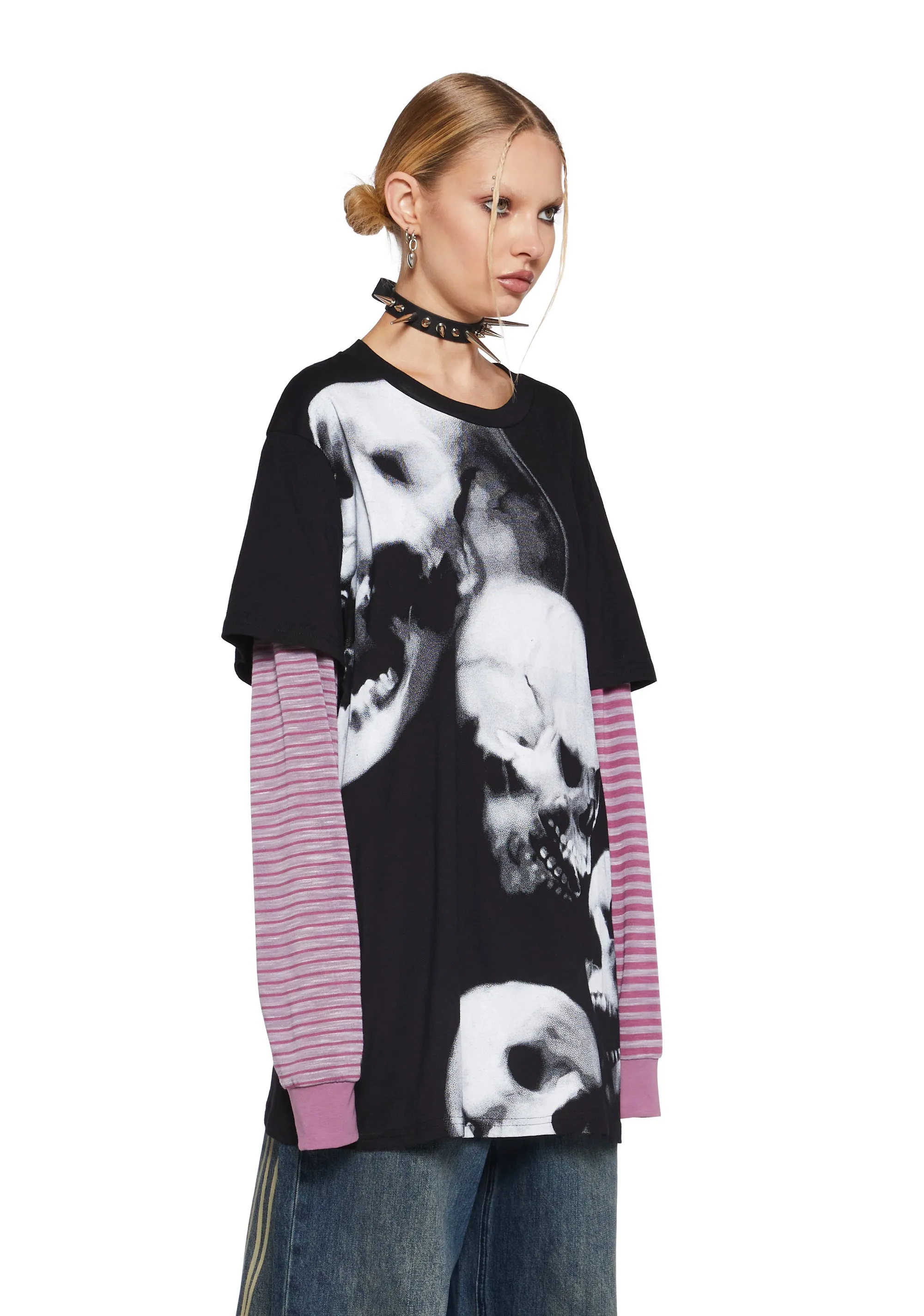 Illusive Hallucinations Long Sleeve Top sold by Dolls Kill product image thumbnail 3