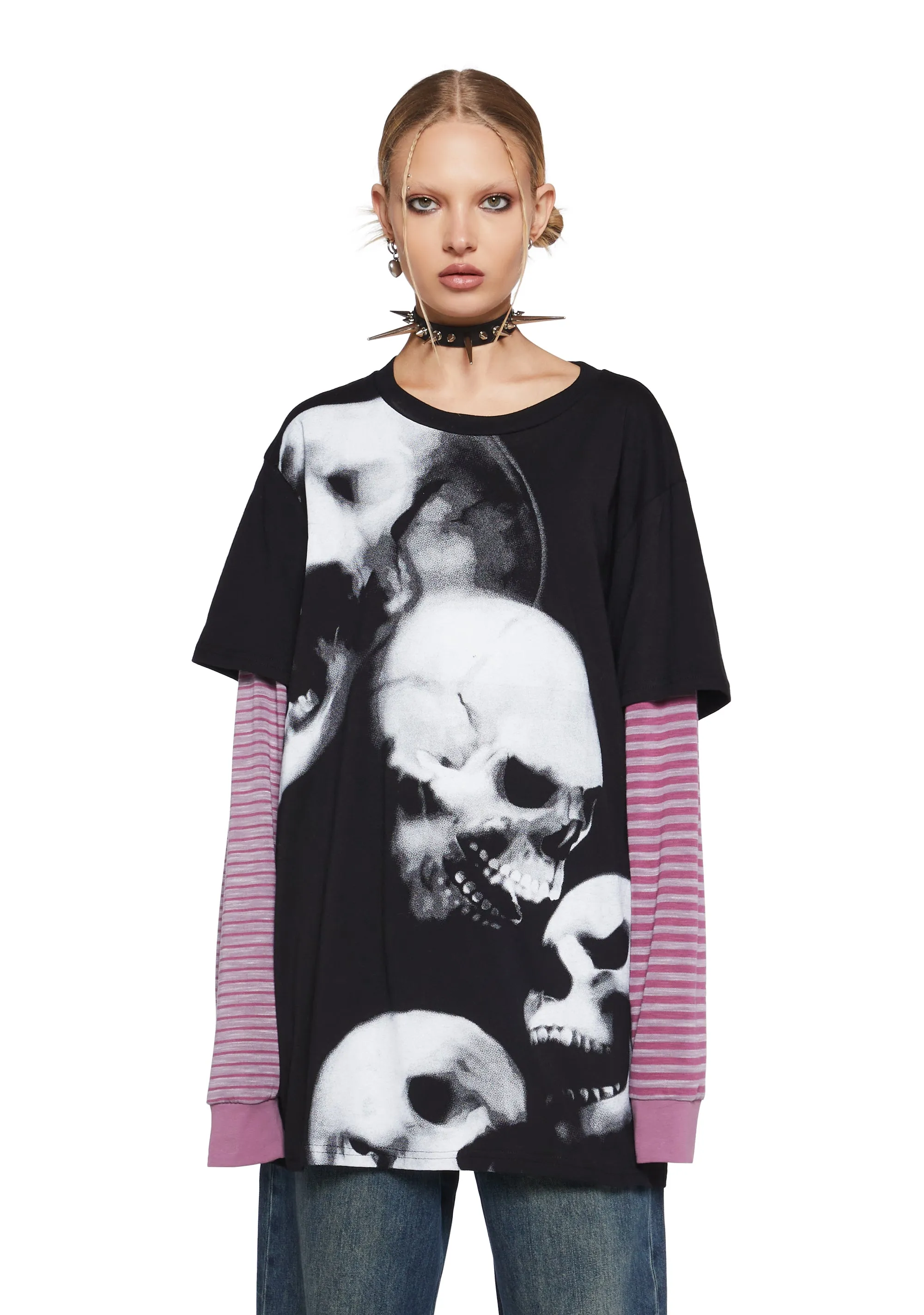 Illusive Hallucinations Long Sleeve Top sold by Dolls Kill