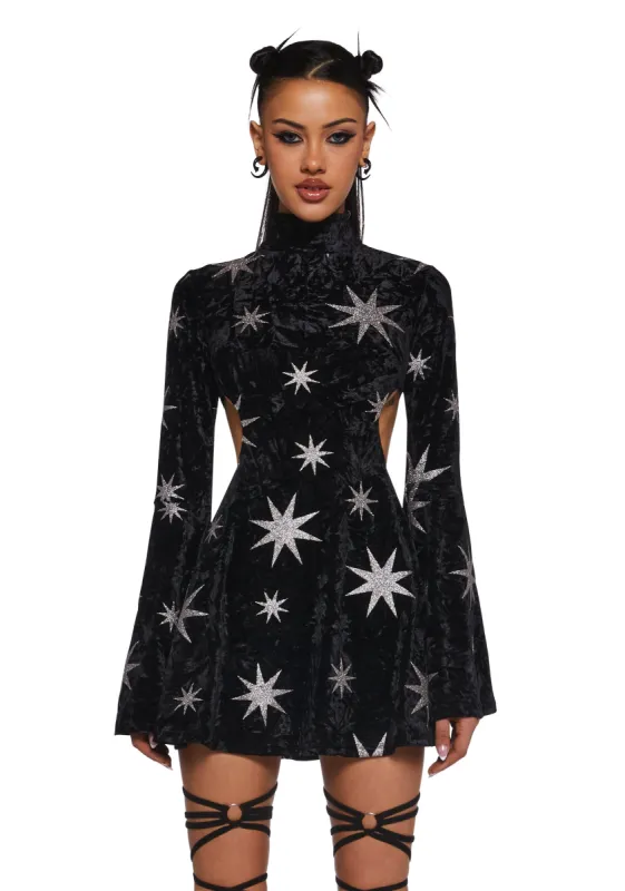 Stardust Splendor Mini Dress sold by Dolls Kill