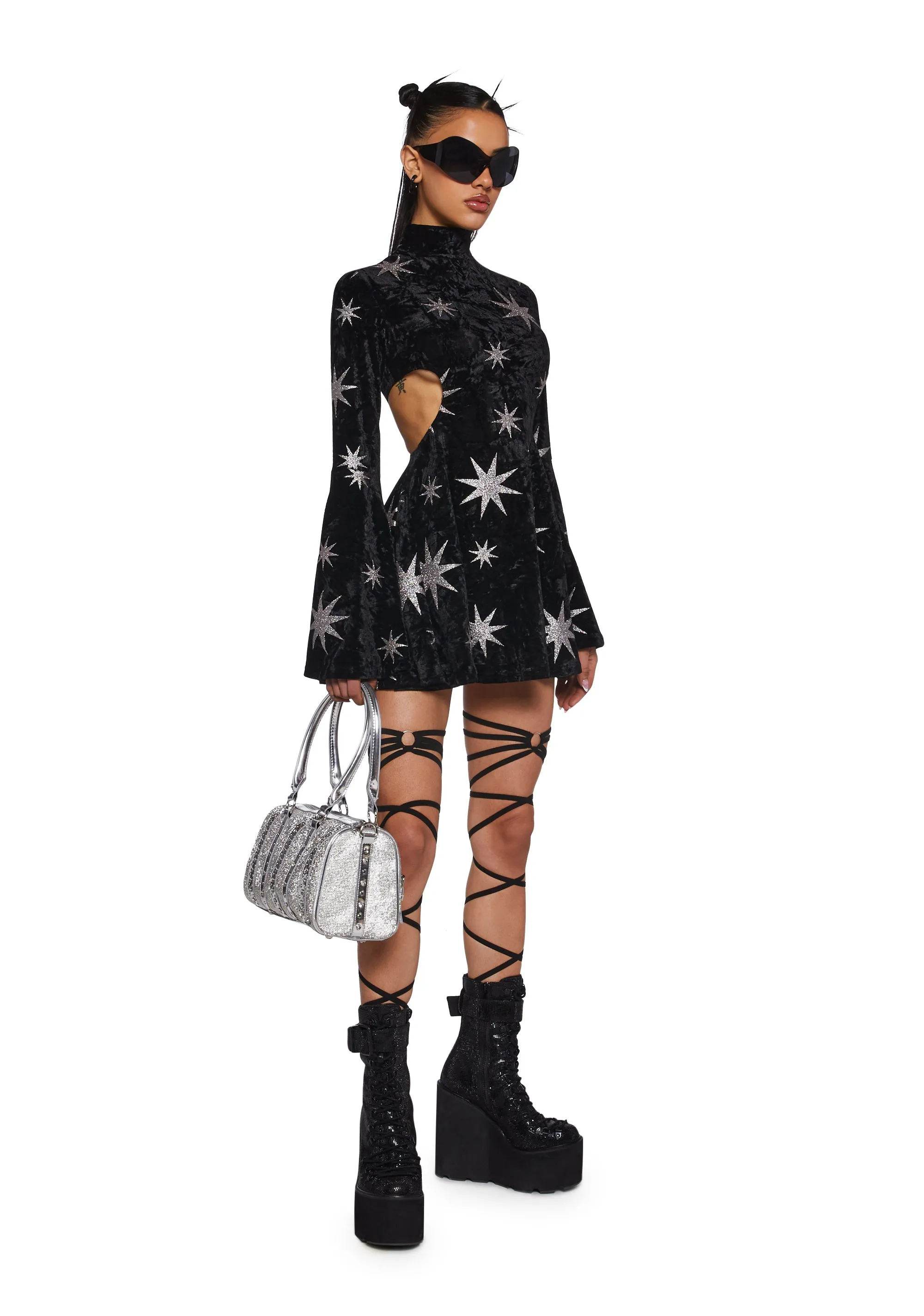Stardust Splendor Mini Dress sold by Dolls Kill product image thumbnail 2