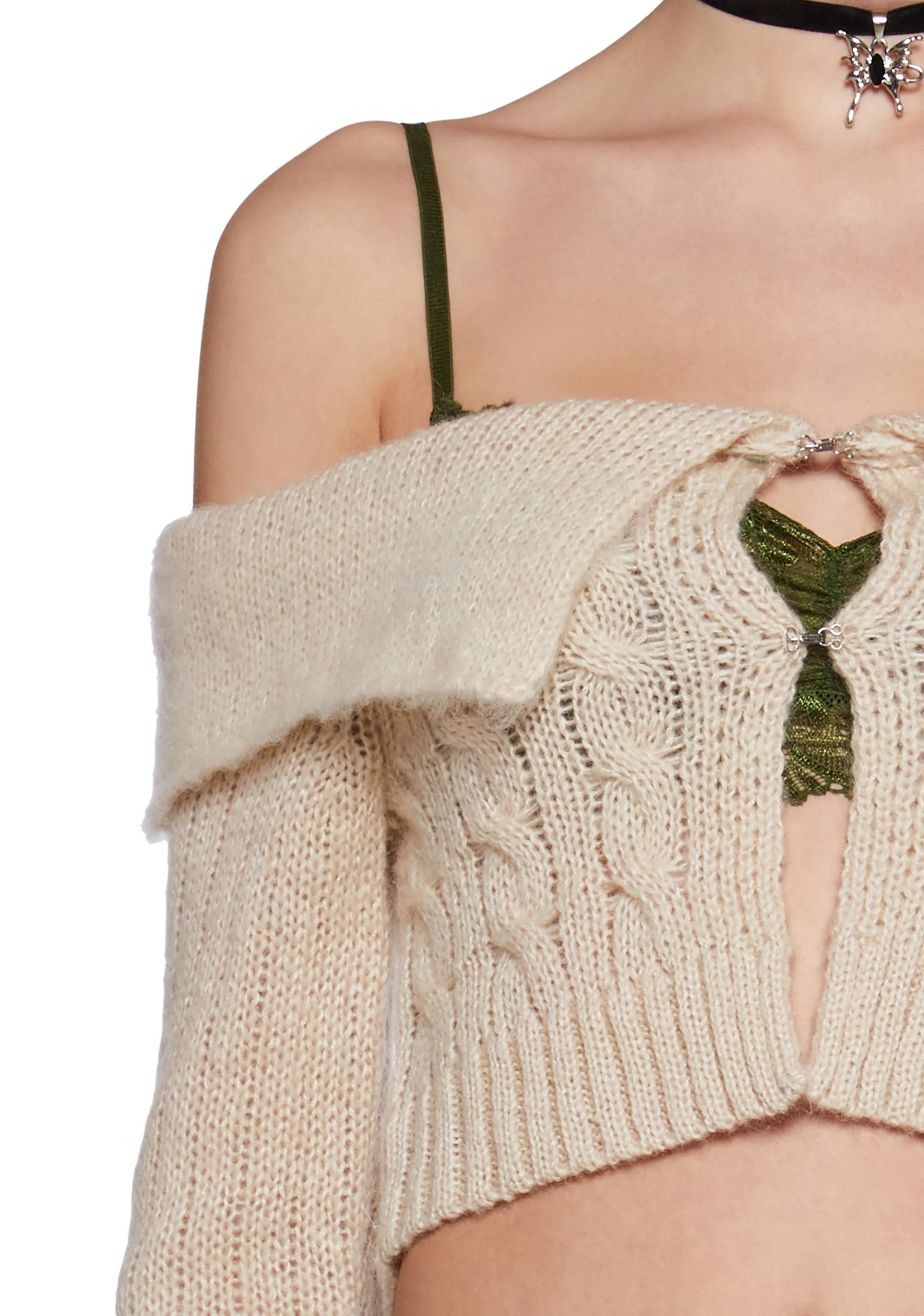 Tutoring Hours Cropped Sweater sold by Dolls Kill product image thumbnail 5