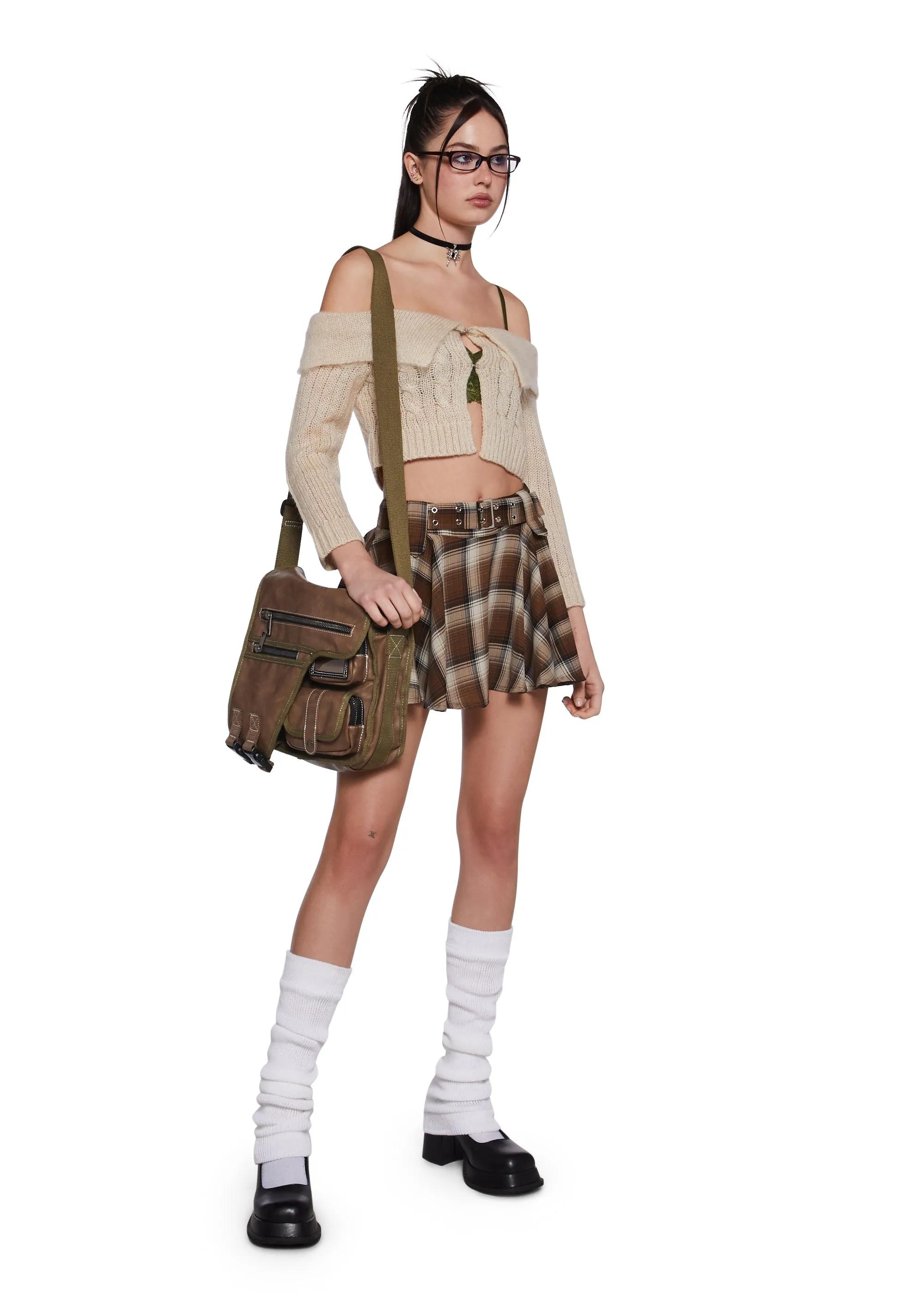 Tutoring Hours Cropped Sweater sold by Dolls Kill product image thumbnail 2