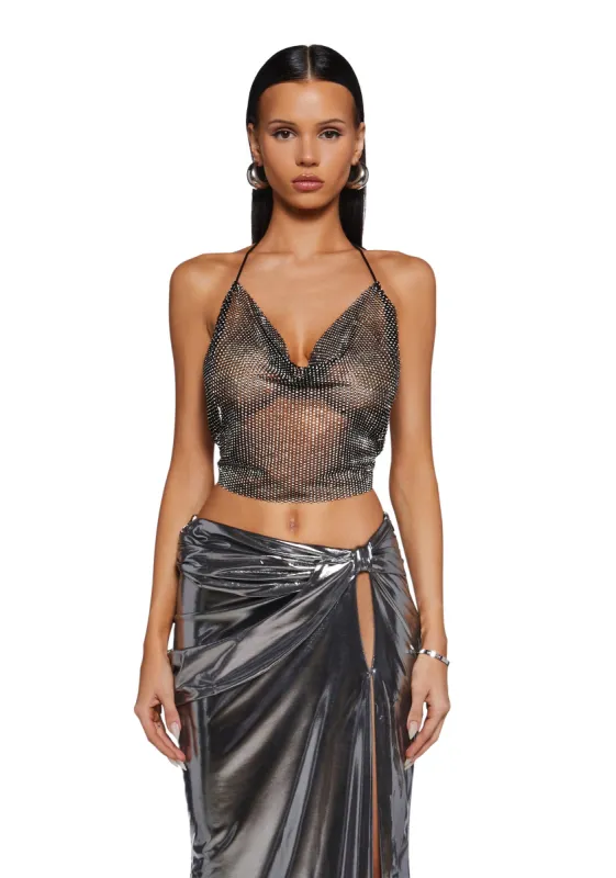 Time Pulse Halter Top sold by Dolls Kill