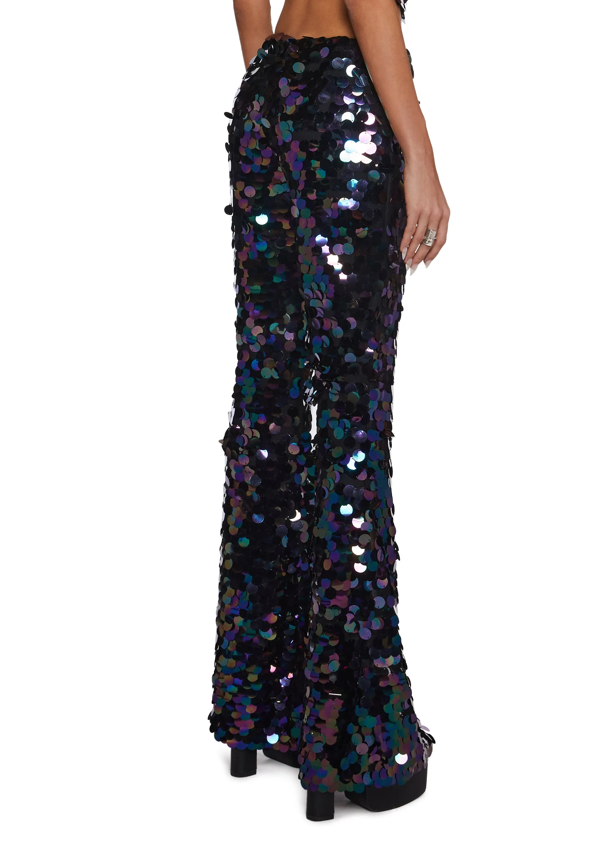 Lights Of Lust Flare Pants sold by Dolls Kill product image thumbnail 3