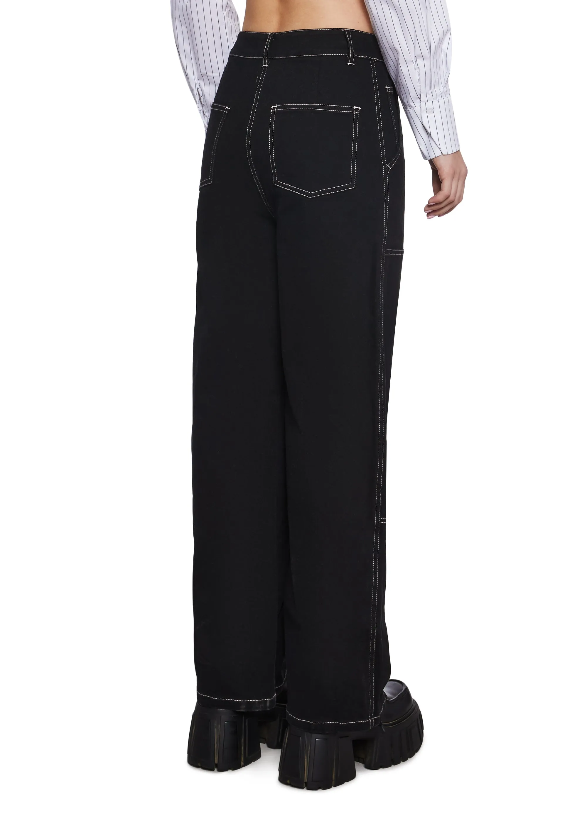 Magnificent Day Wide Leg Jeans sold by Dolls Kill product image thumbnail 4