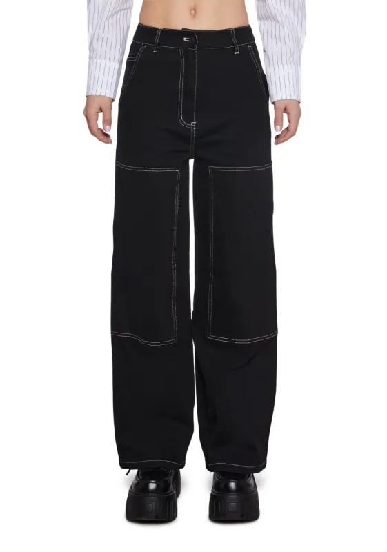 Magnificent Day Wide Leg Jeans sold by Dolls Kill