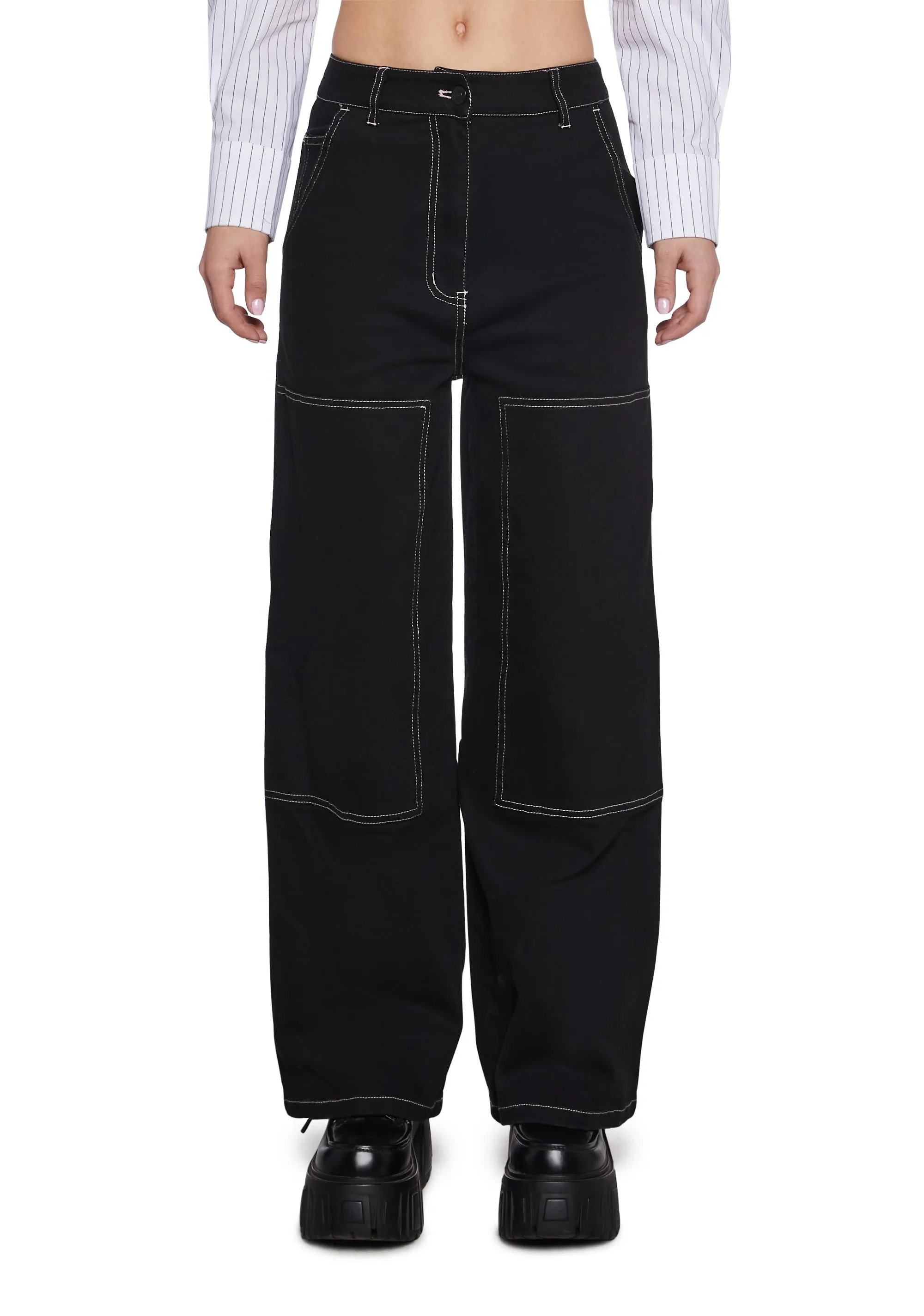 Magnificent Day Wide Leg Jeans sold by Dolls Kill