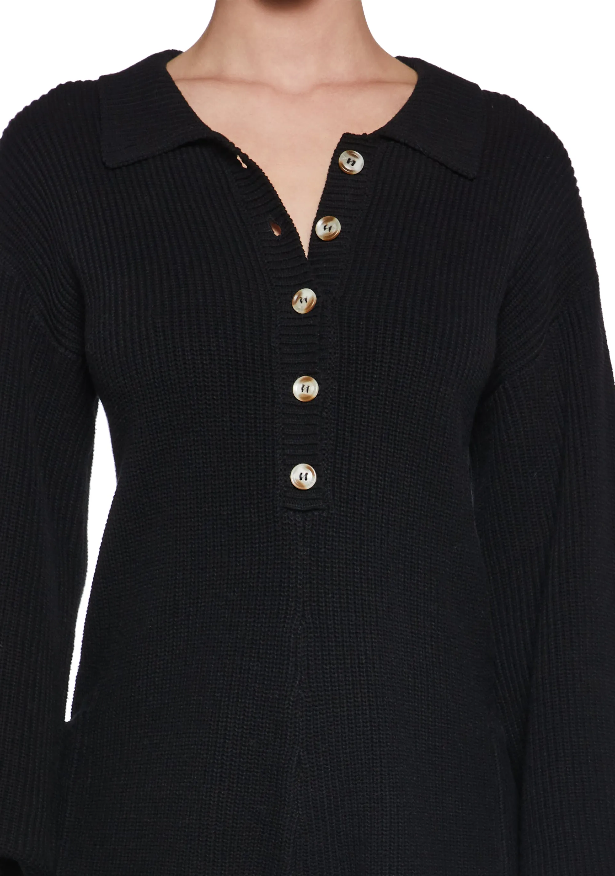 Cozy Weekends Knit Romper - Black sold by Dolls Kill product image thumbnail 5