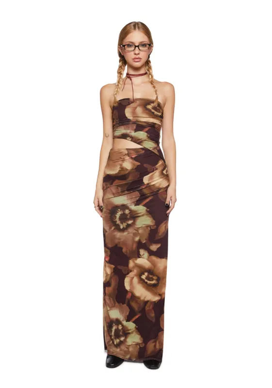 Letting It Go Maxi Dress sold by Dolls Kill