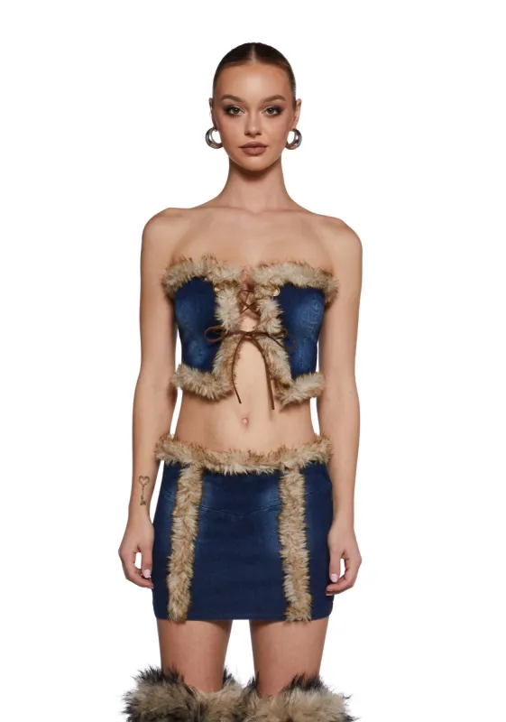 Your Wild Side Skirt Set sold by Dolls Kill
