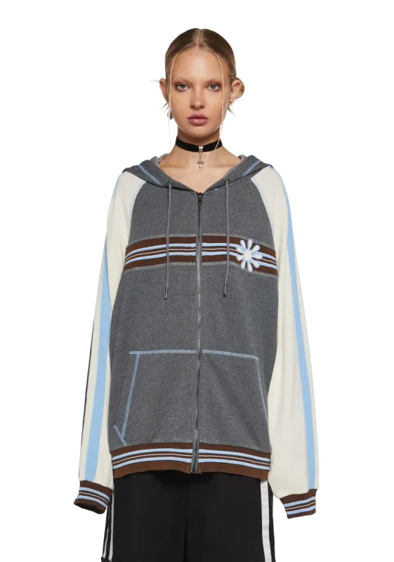 Days Move Fast Oversized Hoodie sold by Dolls Kill