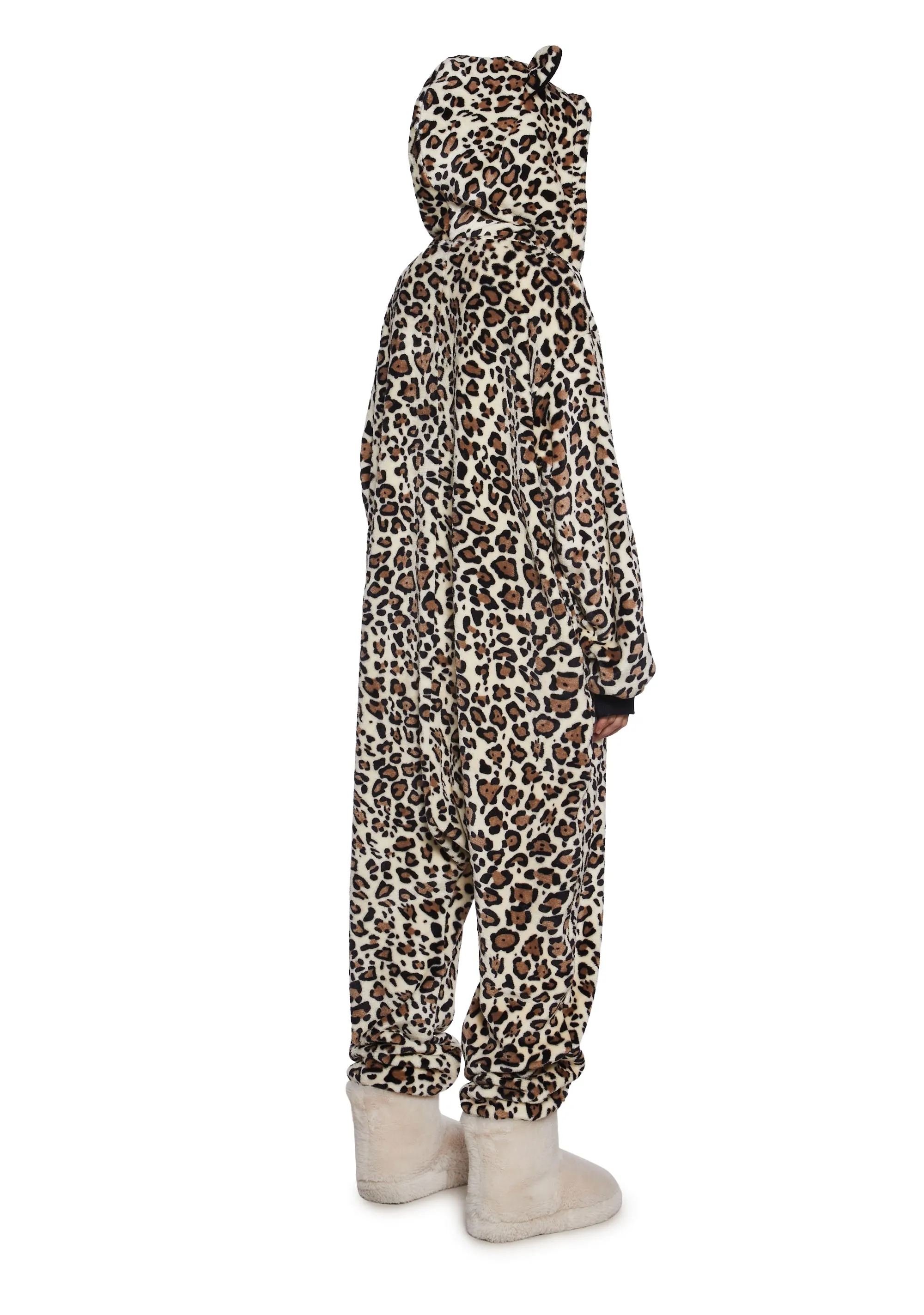 Sleepover Ready Leopard Jumpsuit sold by Dolls Kill product image thumbnail 5
