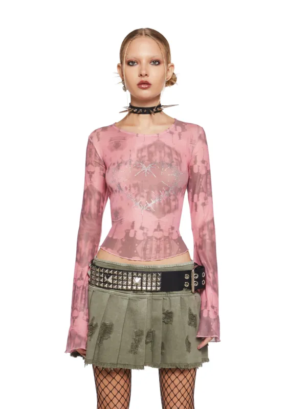 Always Dreaming Mesh Top sold by Dolls Kill