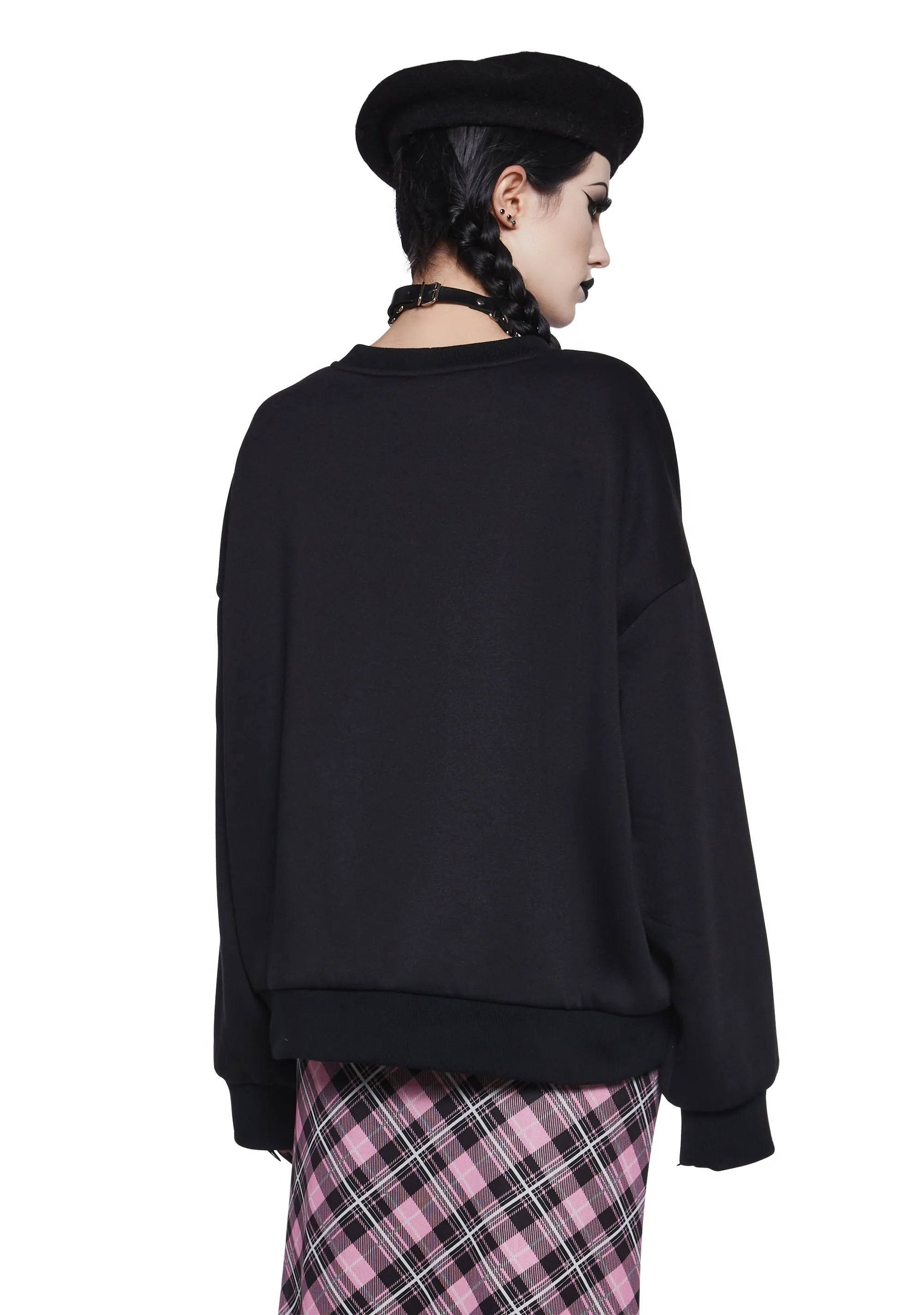 Gothic Tidings Sweatshirt sold by Dolls Kill product image thumbnail 4