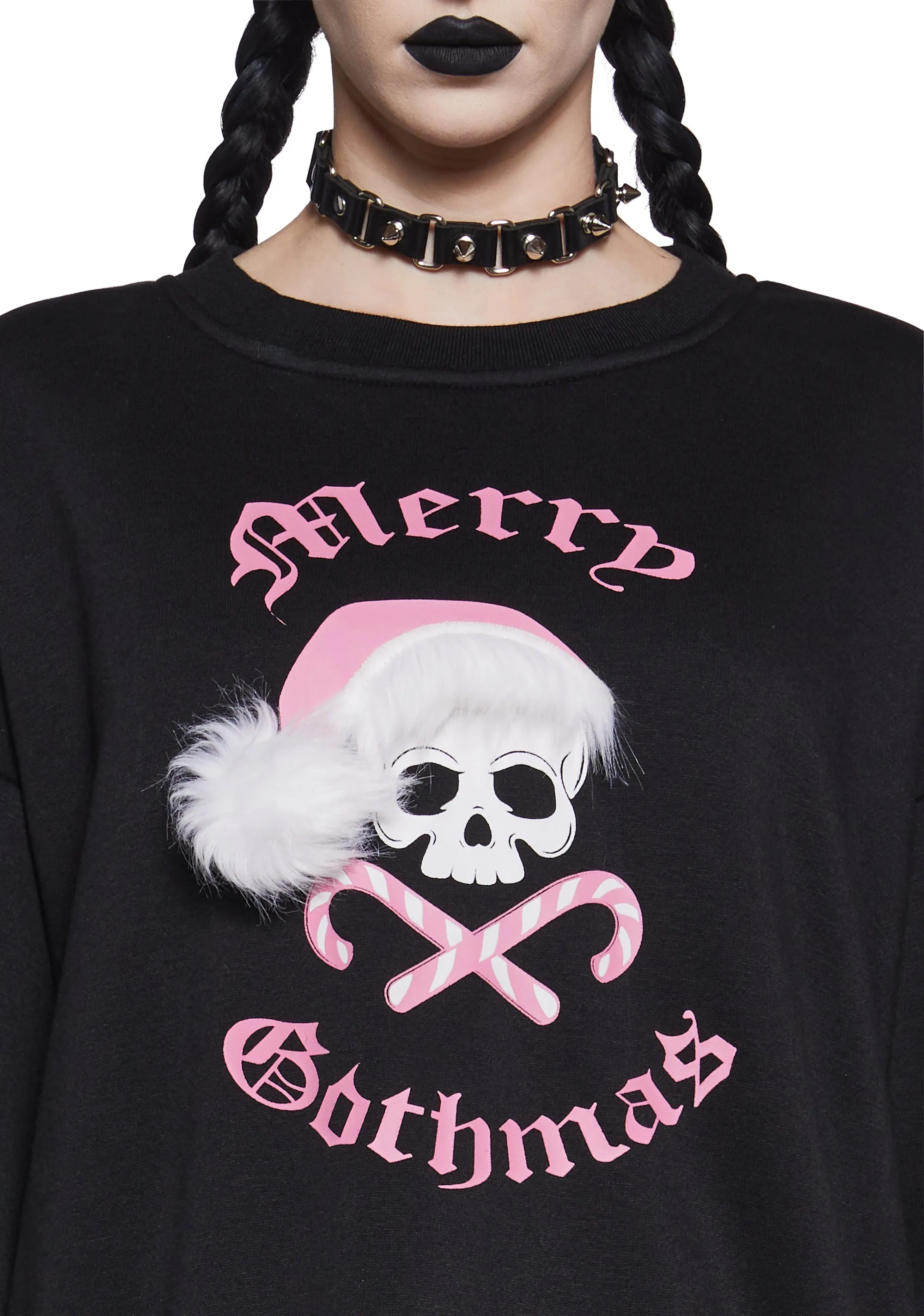 Gothic Tidings Sweatshirt sold by Dolls Kill product image thumbnail 5