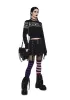 Macabre Wishes Crop Sweater sold by Dolls Kill