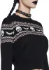 Macabre Wishes Crop Sweater sold by Dolls Kill