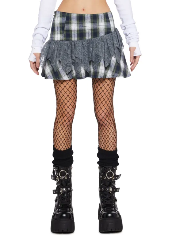 Late Night Talking Mini Skirt sold by Dolls Kill