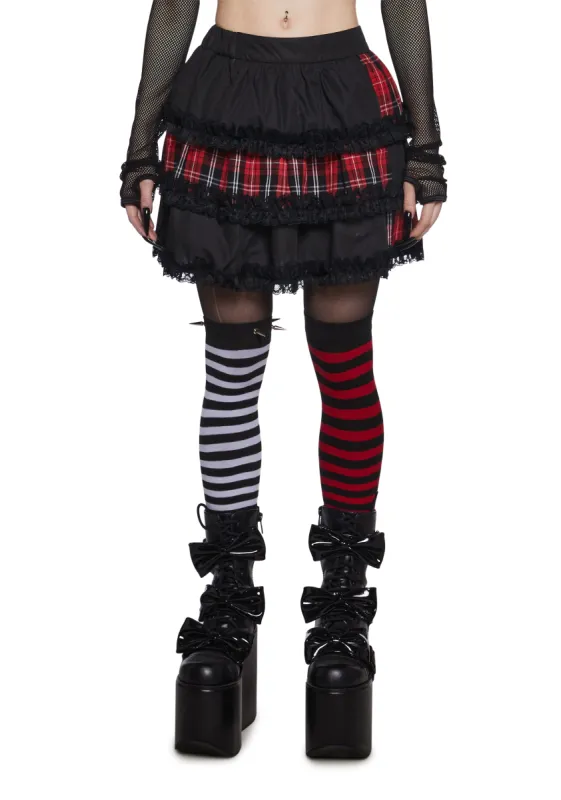 In The Night Mini Skirt sold by Dolls Kill