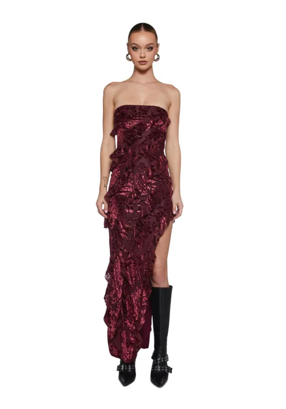 Nocturnal Sensation Maxi Dress sold by Dolls Kill