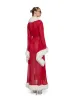 Feminine Fantasy Sheer Robe - Red sold by Dolls Kill