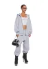Indulge Me Zip-Up Hoodie - Gray sold by Dolls Kill