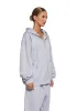 Indulge Me Zip-Up Hoodie - Gray sold by Dolls Kill