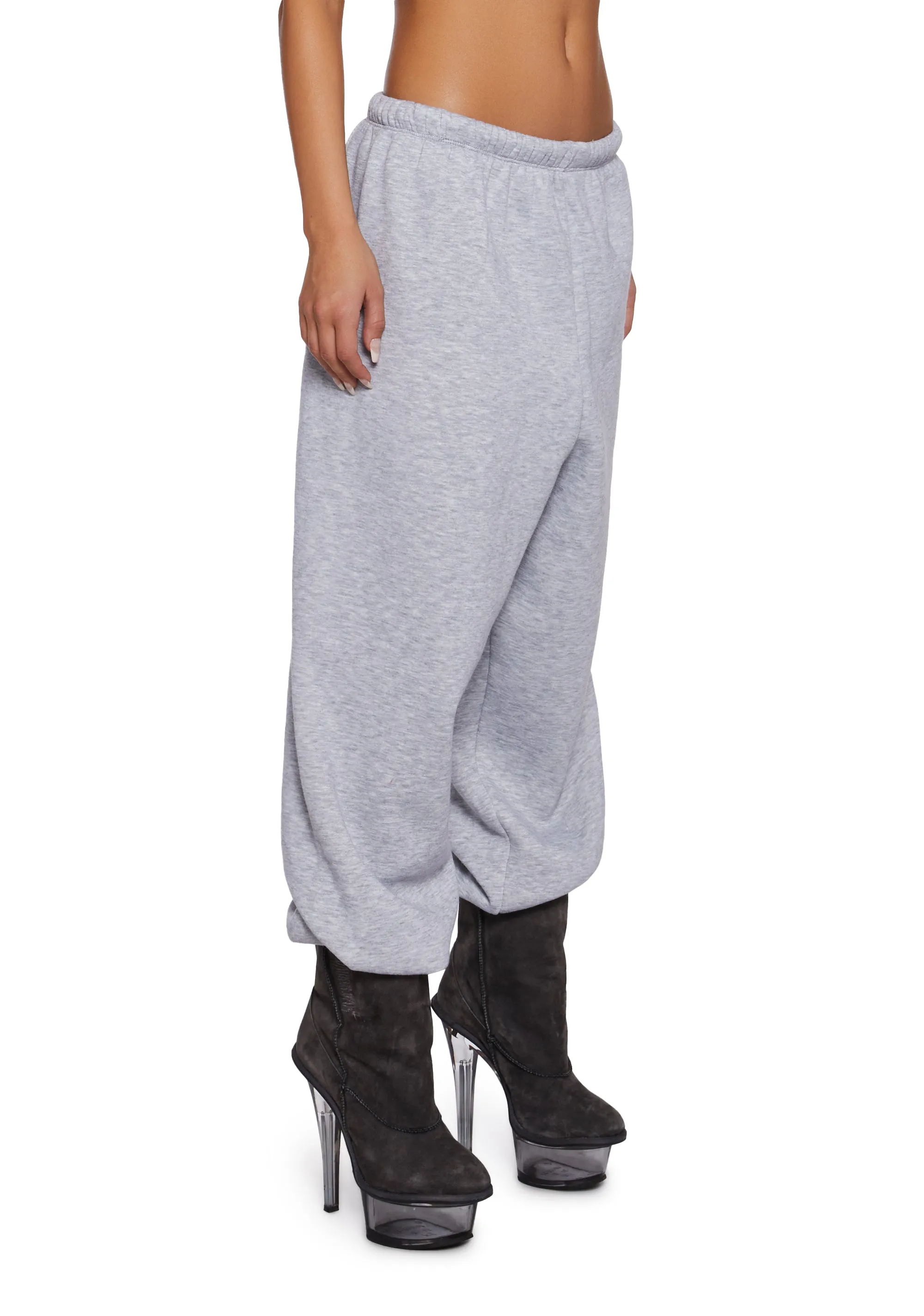 Indulge Me Sweatpants - Gray sold by Dolls Kill product image thumbnail 3