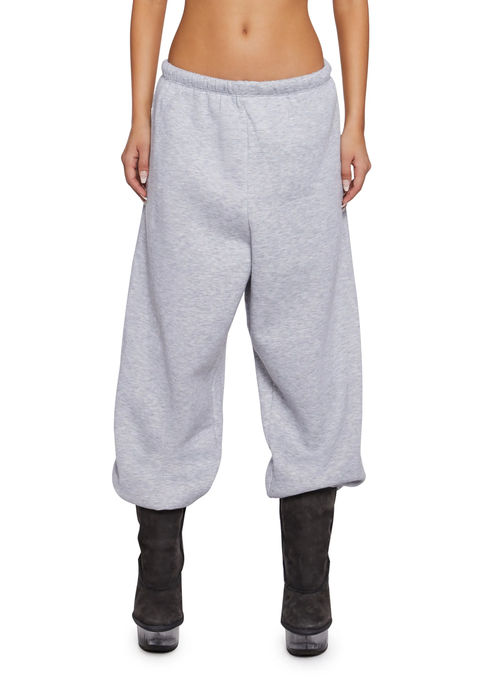 Indulge Me Sweatpants - Gray sold by Dolls Kill