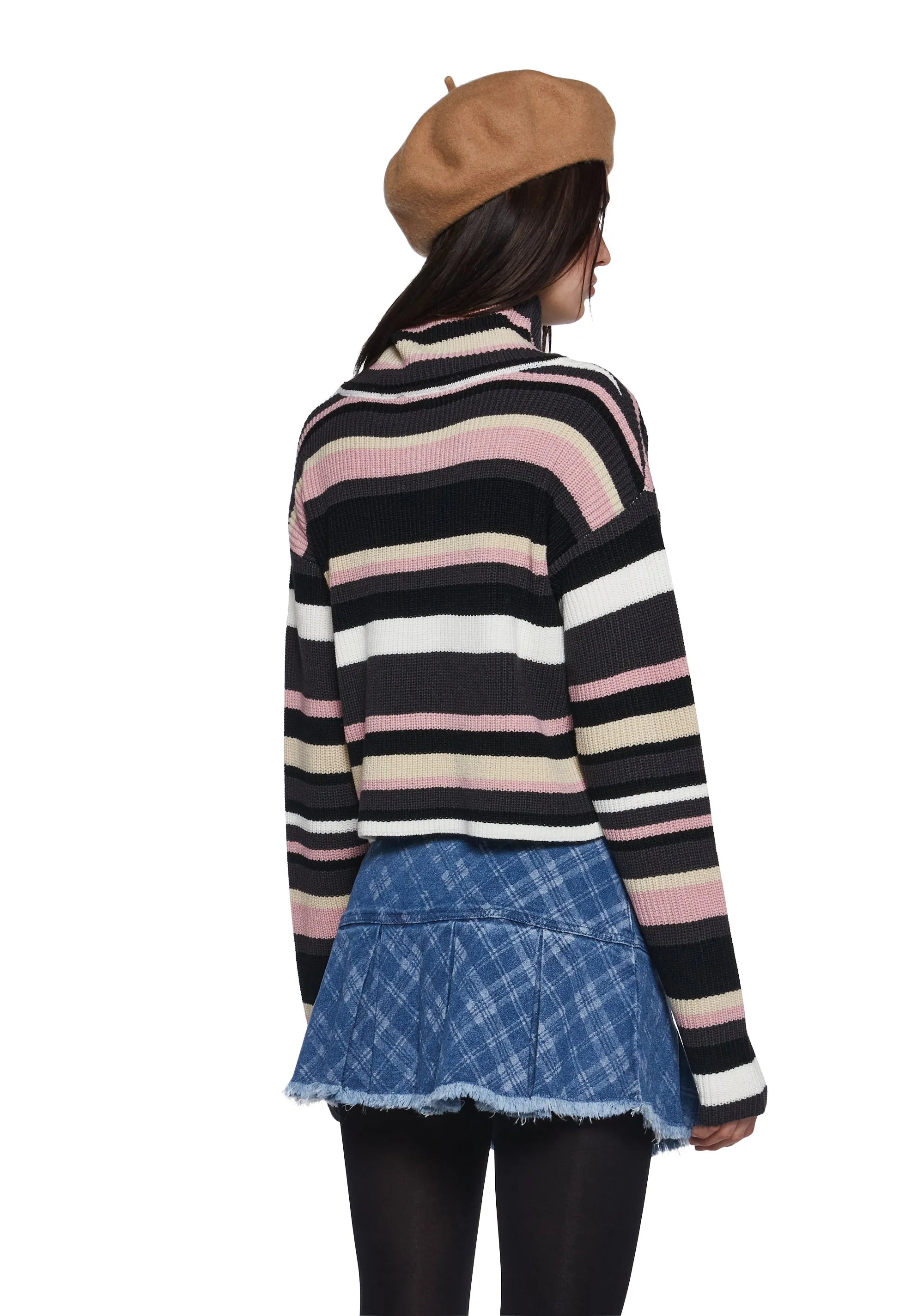 Cool Breeze Turtleneck Sweater - Pink sold by Dolls Kill product image thumbnail 4