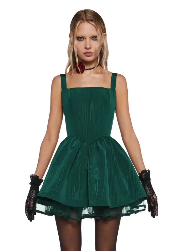 Magic Moves Corset Dress - Green sold by Dolls Kill