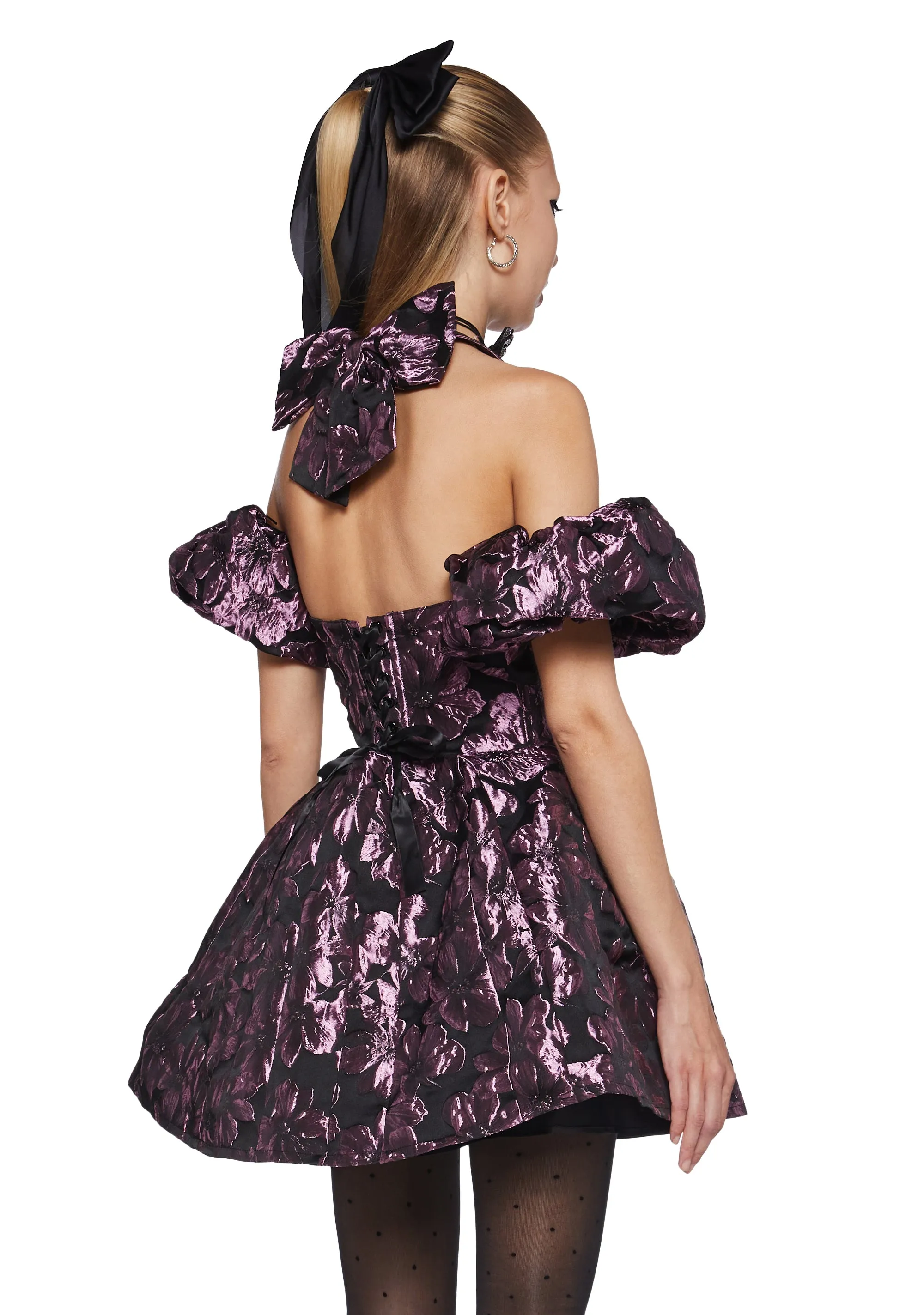 Polished Poise Mini Dress - Black sold by Dolls Kill product image thumbnail 5