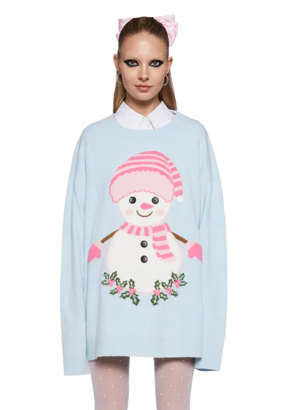 Frosty Dreams Intarsia Sweater sold by Dolls Kill