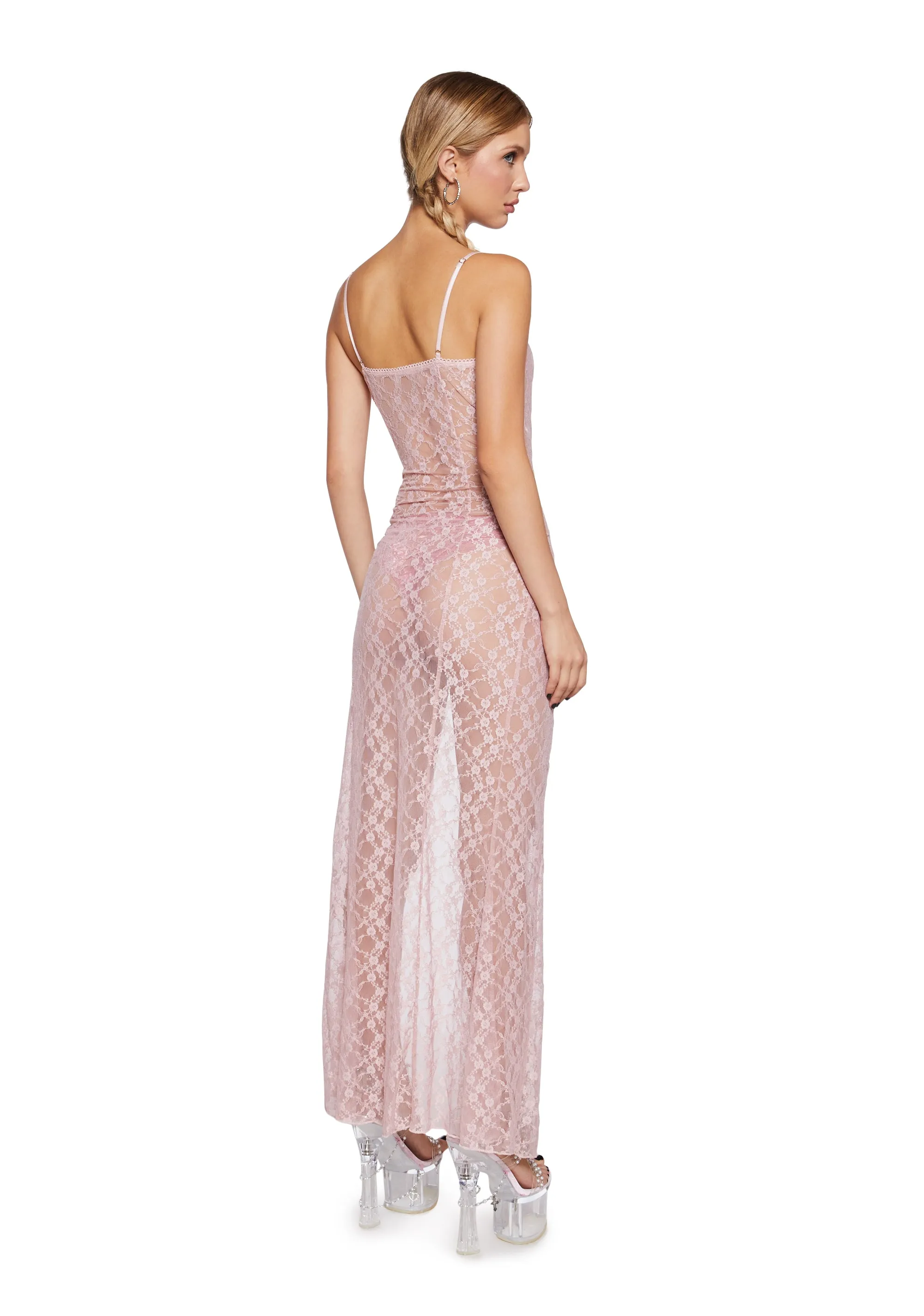 Sweet Allure Lace Maxi Dress sold by Dolls Kill product image thumbnail 4