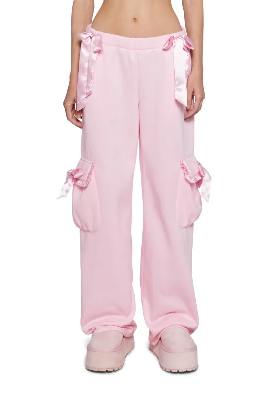 Marshmallow World Baggy Sweatpants sold by Dolls Kill
