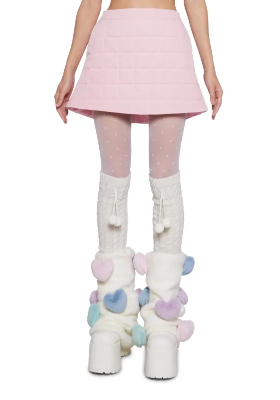 Polar Express Mini Skirt - Pink sold by Dolls Kill