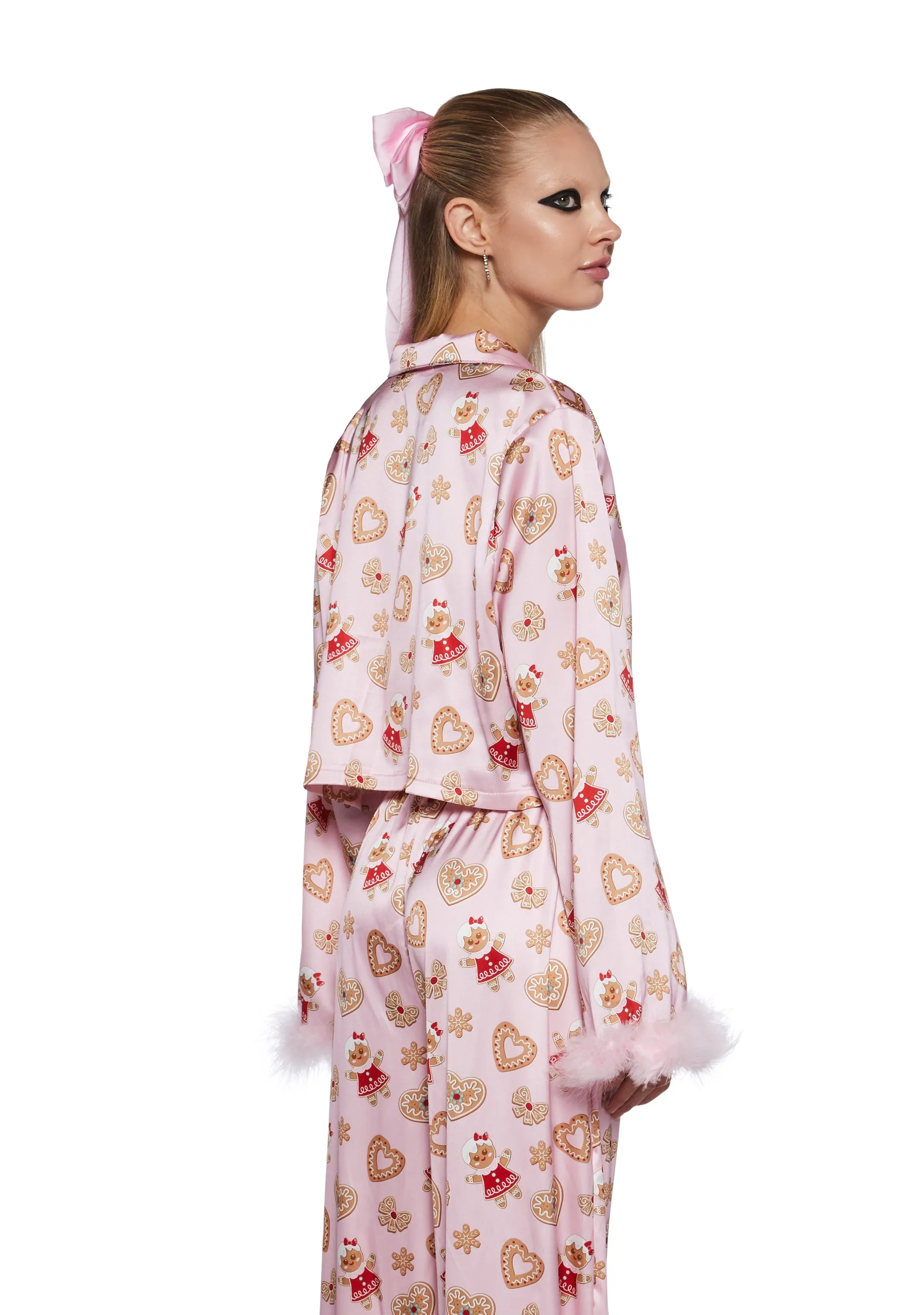 Love Surrounds Me Pajama Top - Pink sold by Dolls Kill product image thumbnail 4