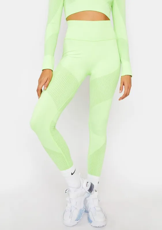 Train Seamless High Waist 7/8 Leggings sold by Dolls Kill