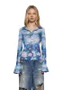 Watercolor Dreams Button Up Top sold by Dolls Kill