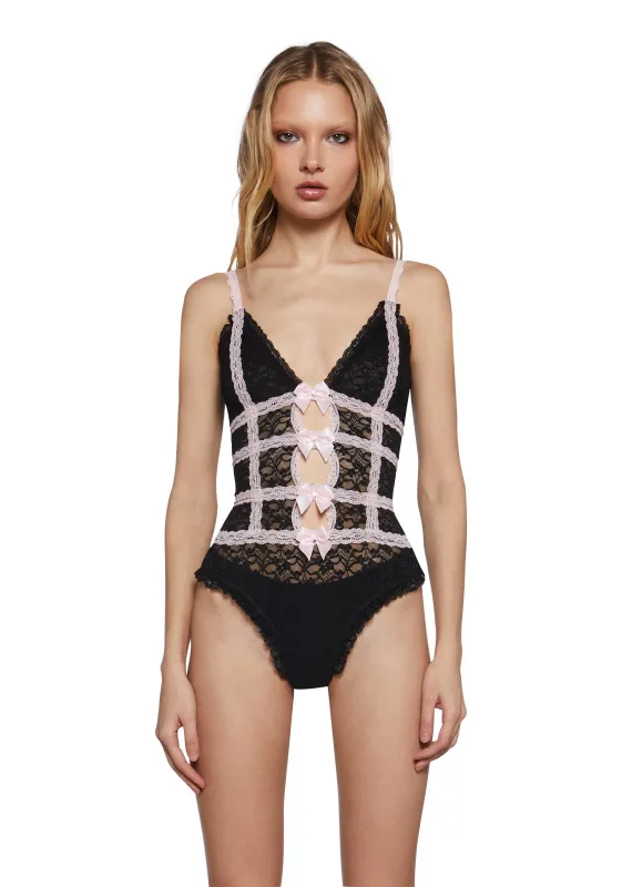 Vixen Lace Bodysuit sold by Dolls Kill