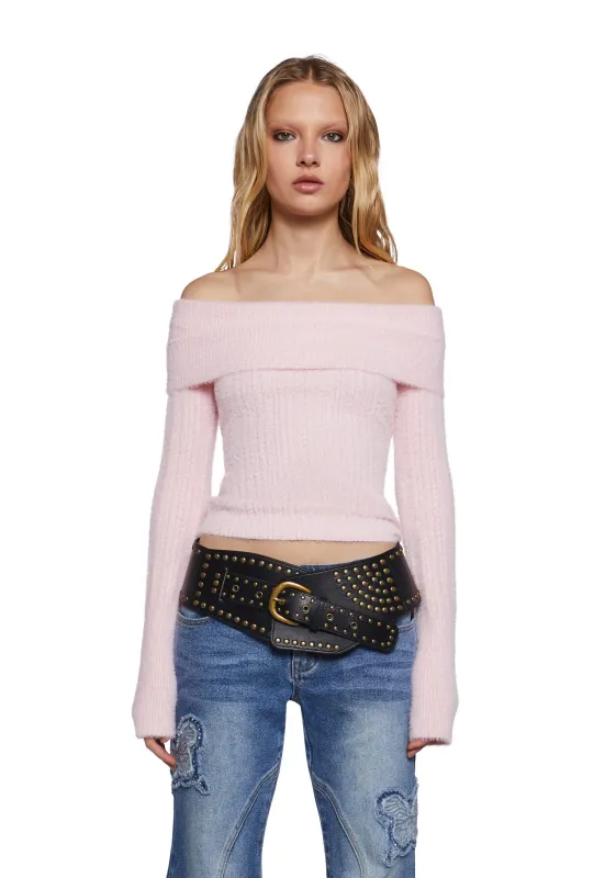 Odessa Off The Shoulder Sweater sold by Dolls Kill