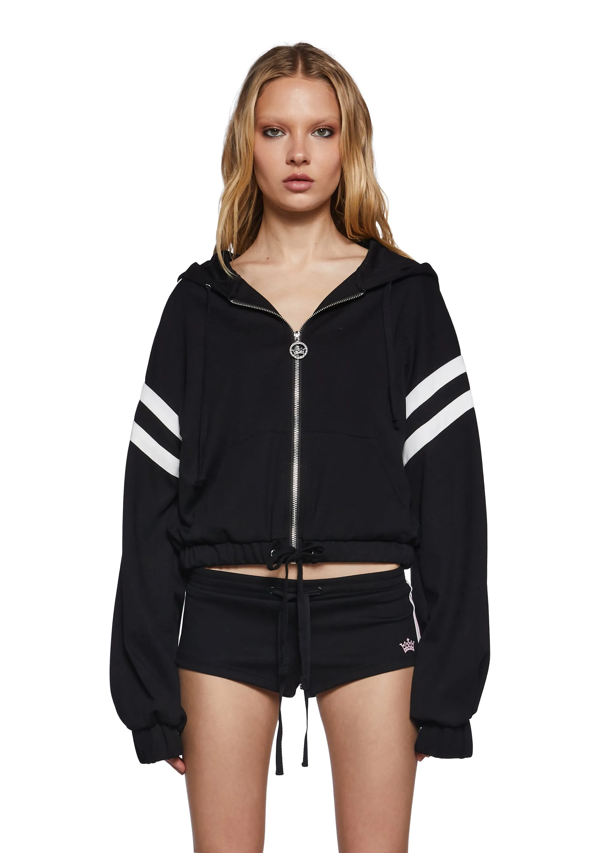 Caitlin Cropped Hoodie sold by Dolls Kill