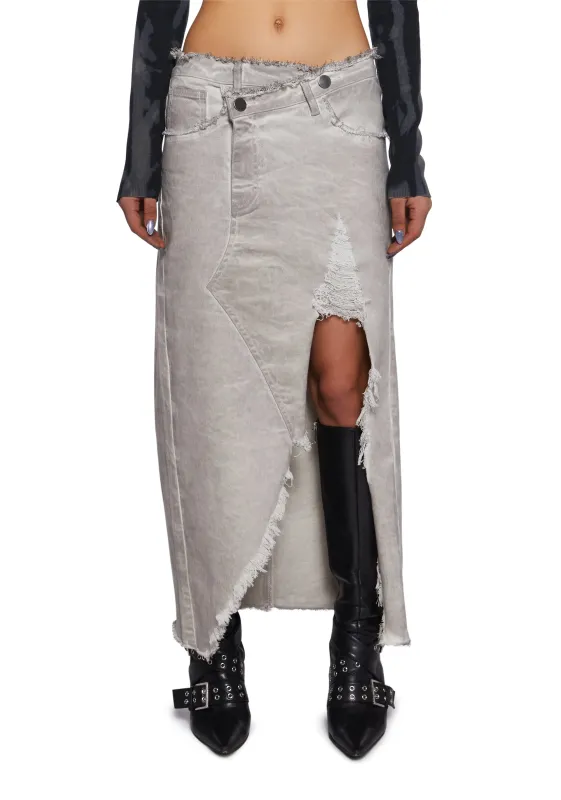 Digital Mix Midi Skirt sold by Dolls Kill