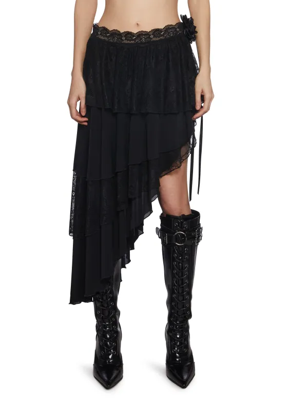Mystic Wanderer Midi Skirt sold by Dolls Kill