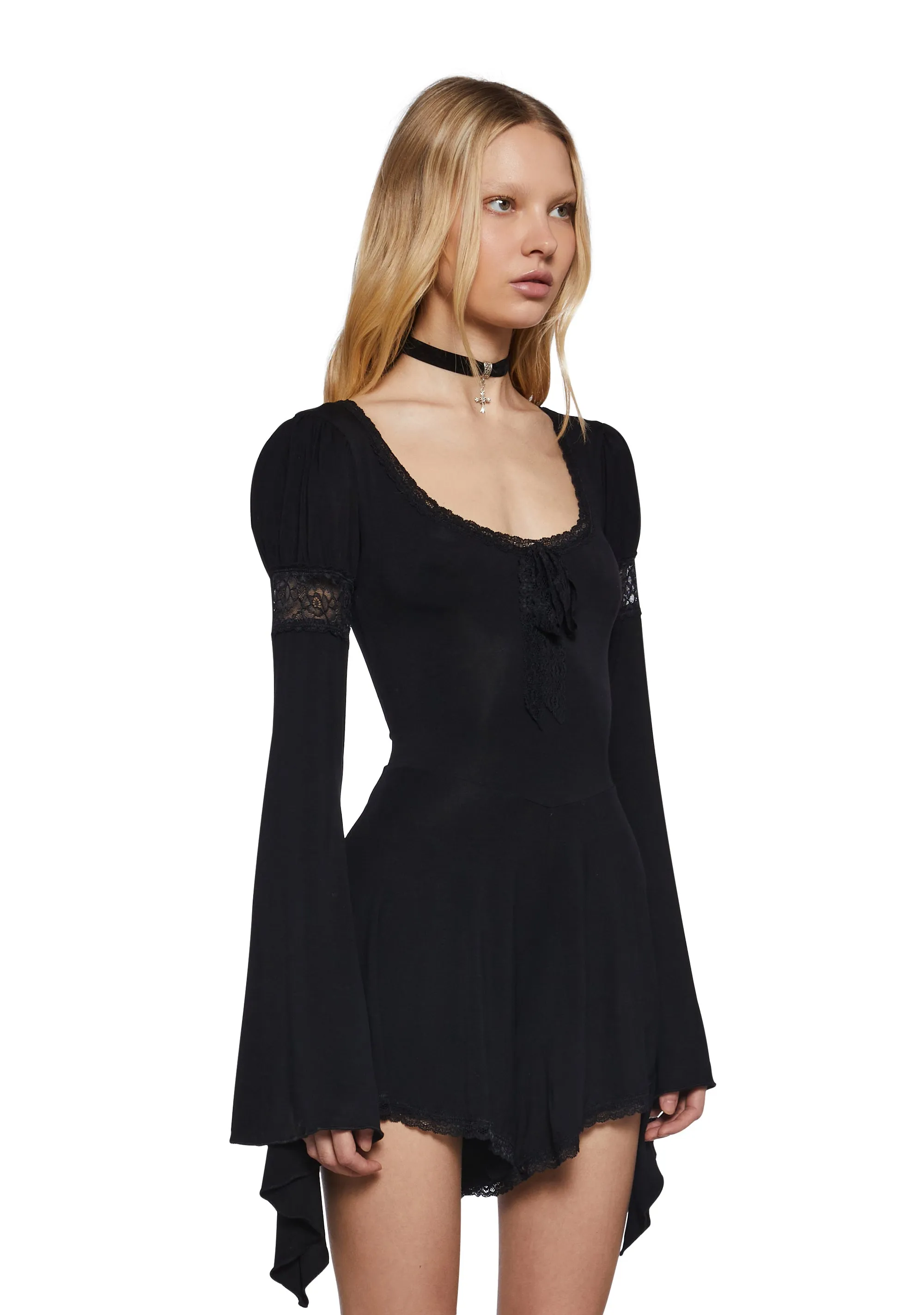 Haute Streak Knit Romper sold by Dolls Kill product image thumbnail 3