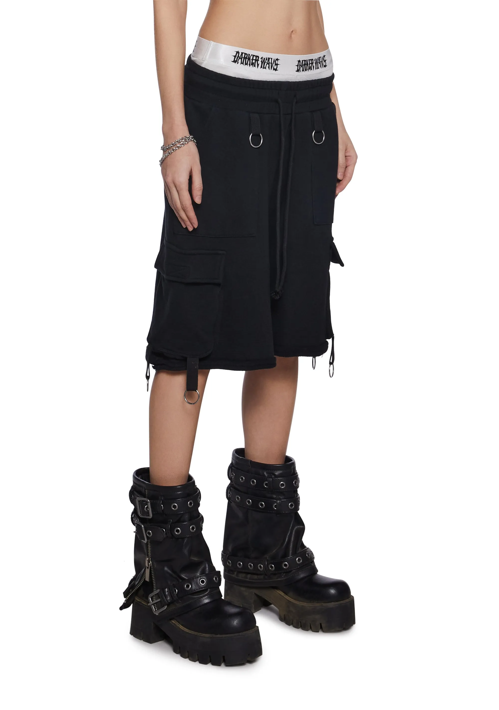 Chord Cargo Shorts sold by Dolls Kill product image thumbnail 3