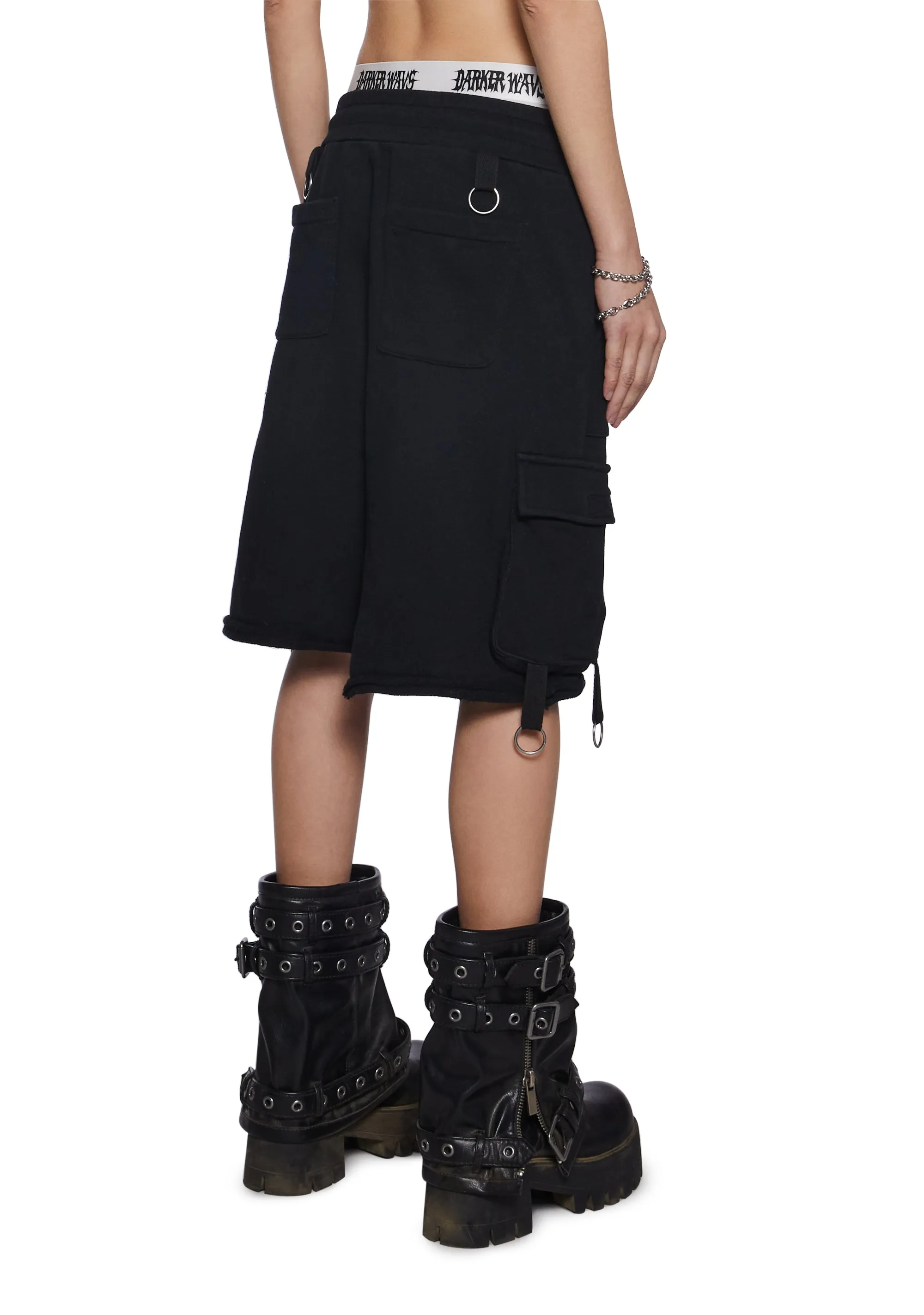 Chord Cargo Shorts sold by Dolls Kill product image thumbnail 4