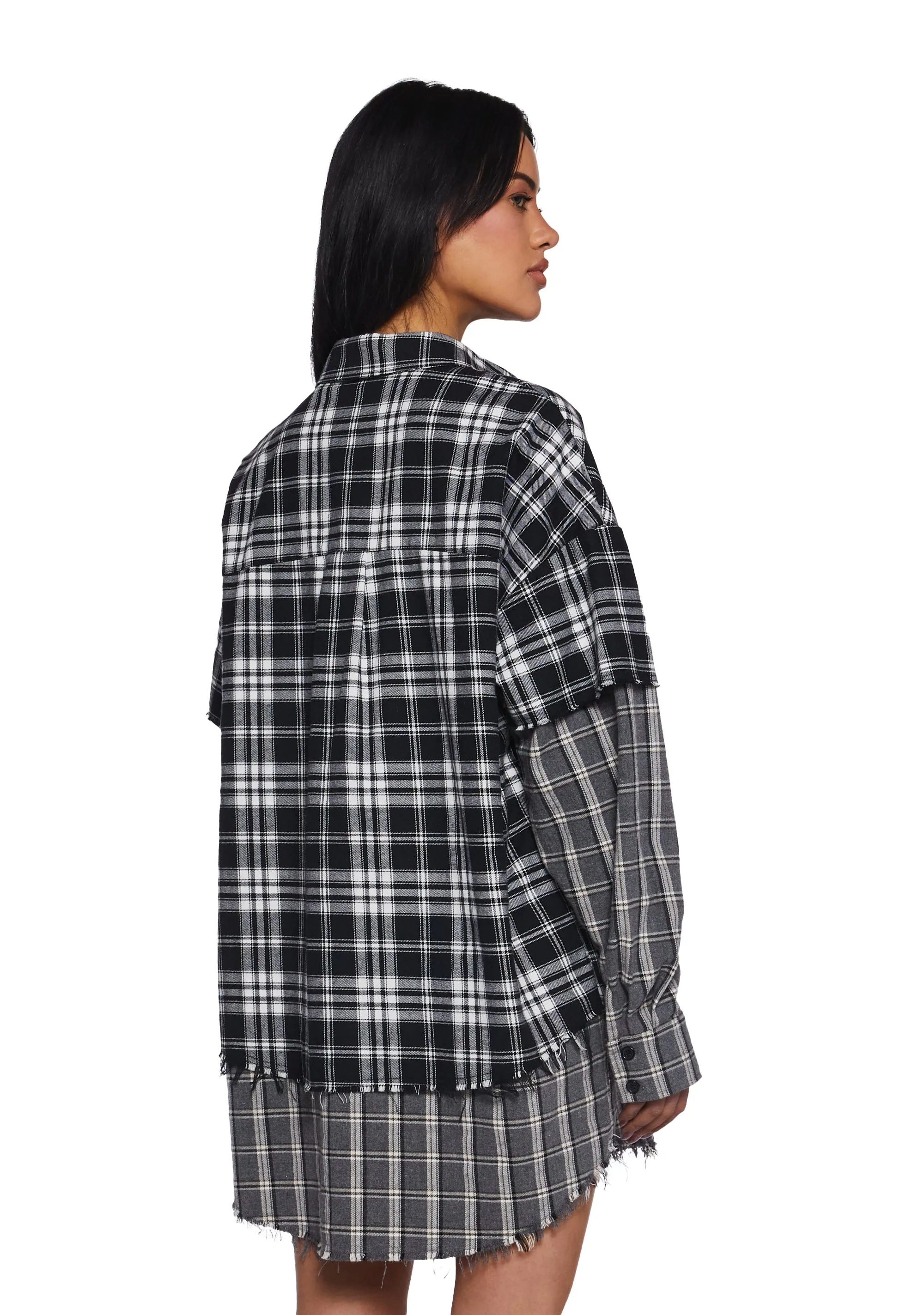 Day Trek Plaid Shirt sold by Dolls Kill product image thumbnail 4